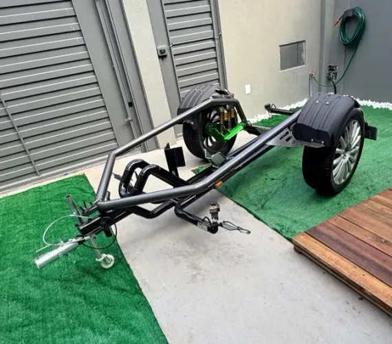 Carretinha basculante TOP!!! (reboque) para moto