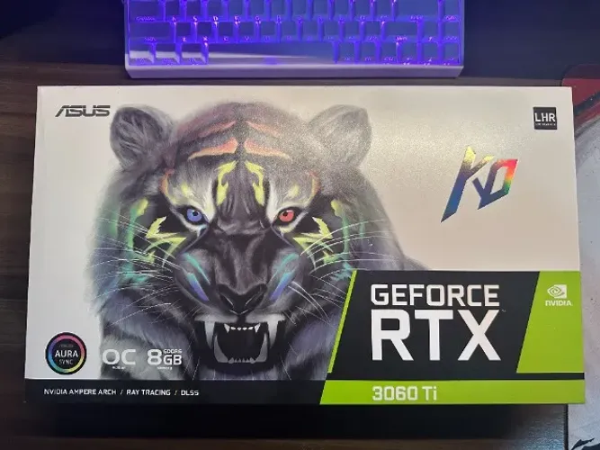 Placa de Vídeo ASUS GeForce RTX 3060 Ti KO 8GB