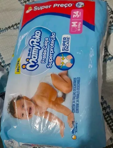 Fralda super proteção 12h mummy povo XG