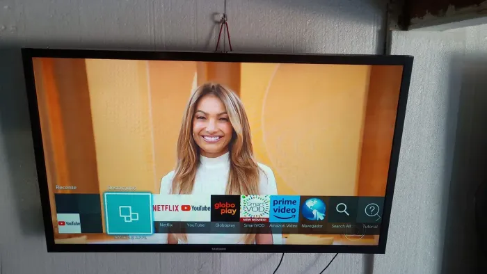 Linda smart tv da Samsung 32 polegadas só 500 reais