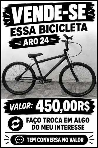 Bicicleta semi nova