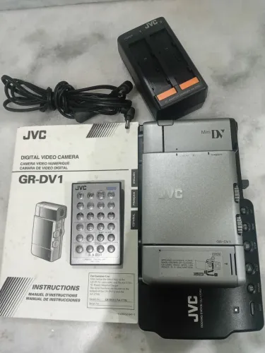 Reliquia JVC primeira filmadora mini dv da famosa marca