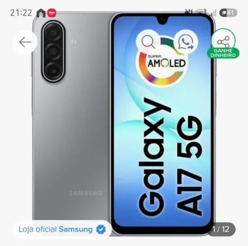 celular A17 SAMSUNH 128 GIGA