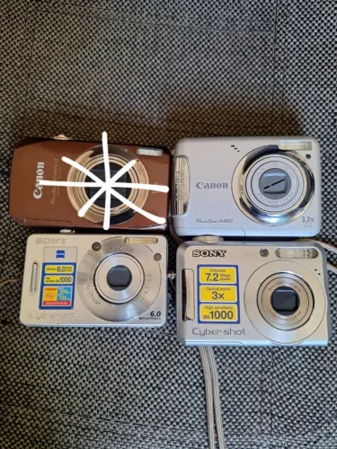 Camera Sony Cybershot lote SEM TESTES (leia o anúncio)