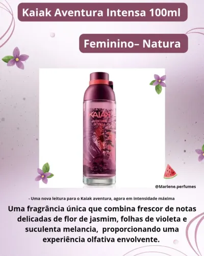 Kaiak aventura Intensa feminino 100ml