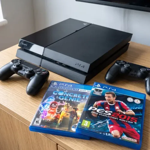 Playstation 4 PS4 Impecável + 2 Jogos + 2 Controles Play 4 + Em até 12x