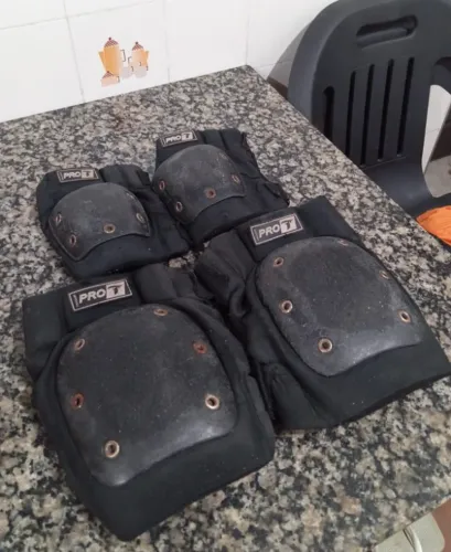 proteção joelheira e cotoveleira Traxart Pro-T tamanho G