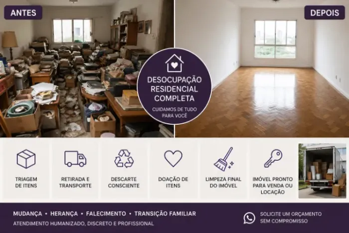 Desocupação de Imóveis | Mudança, Herança e Falecimento