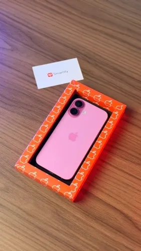 iPhone 16: 128GB de memória interna - Cor: Rosa (100%) Garantia Apple até 01/27 | GARANTA!