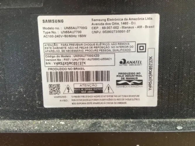 Tv Samsung tela quebrada 