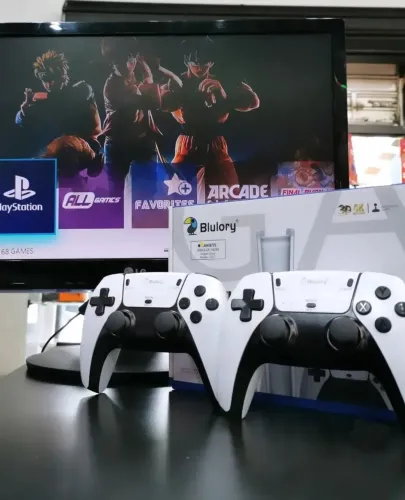 Game Stick 4k + 02 Controles sem Fio!!! Mega Promoção!!!