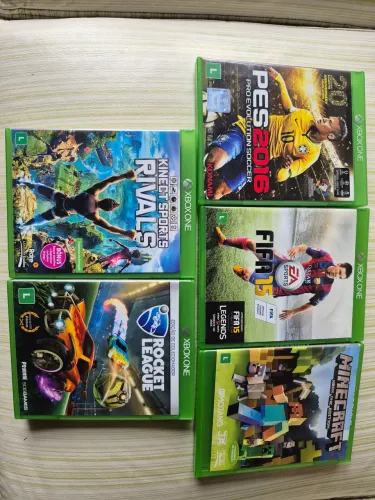 Kit 5 jogos xbox (pouquíssimo uso)