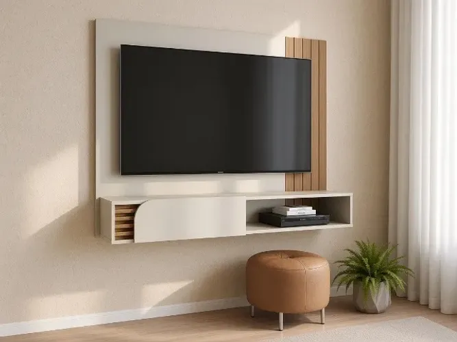 Home Suspenso Jurerê 1,60m p/ TV até 60" (NOVO A PRONTA ENTREGA)
