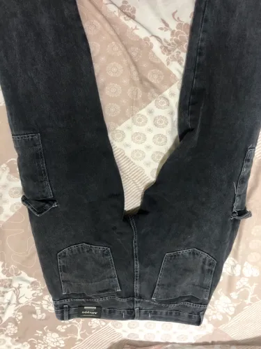 Calça cargo jeans 