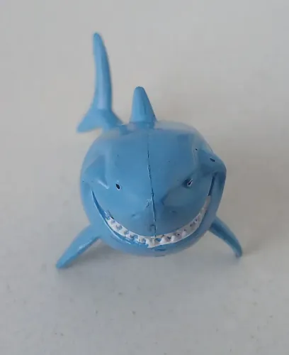 BONECO MINIATURA PROCURANDO NEMO BRUCE ORIGINAL DISNEY PIXAR