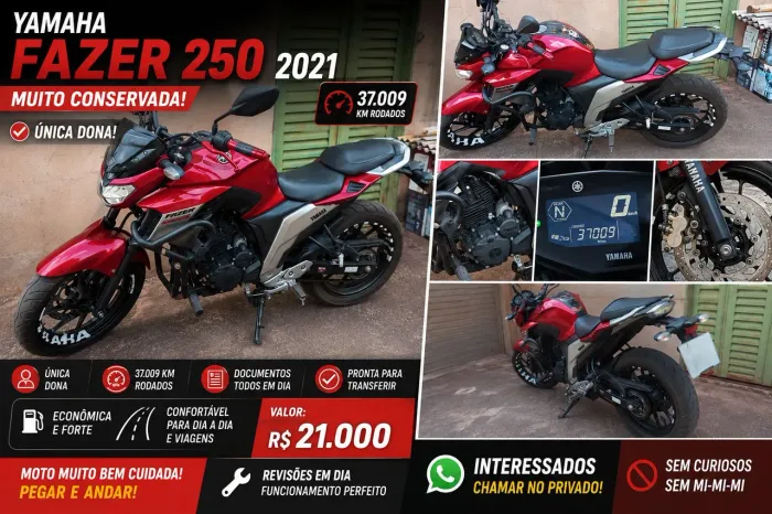 Vendo Yamaha Fazer 250