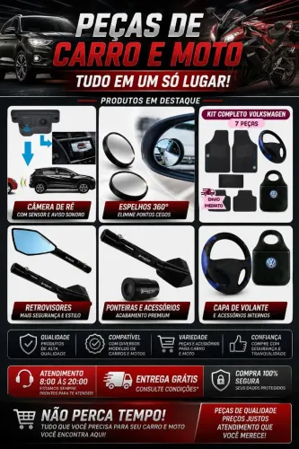 Peça p/ Moto e Carro Entrega Em Casa