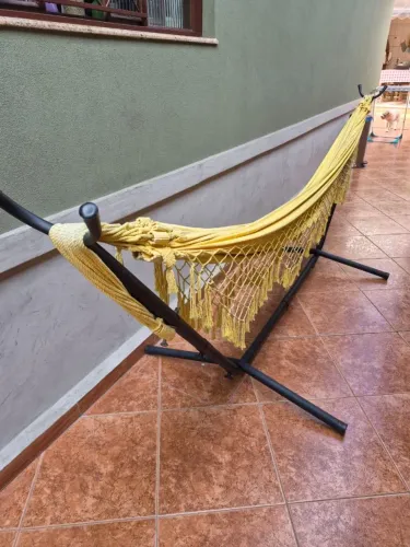 Suporte para Rede de Descanso + Rede GRÁTIS - Ótimo Estado