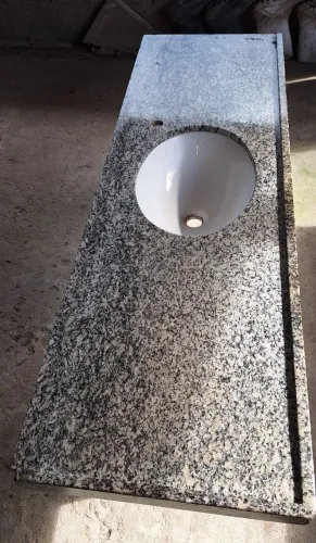 Balcão Lavabo em Marmore 1.50m X 0,50cm