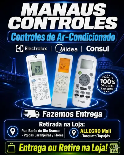 Controle ar condicionado vários modelos disponíveis