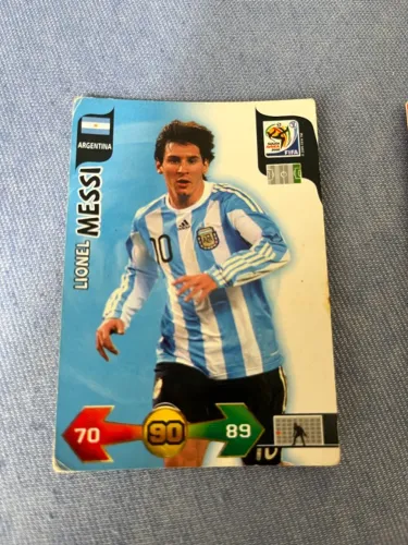 Lote 239 cards Copa do Mundo 2010 (inclui Cristiano Ronaldo, Messi e 43 brilhantes)