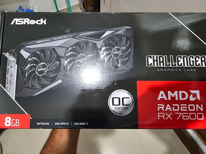 RX 7600 6gb 11 meses de garantia!