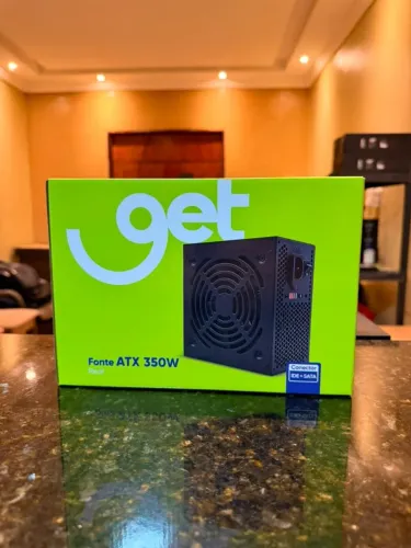 Fonte Real Get 350 watts (Com cabo de Força)