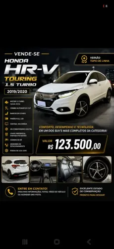 Honda HR-V Touring 1.5 TB 16V 5P Aut. 2020