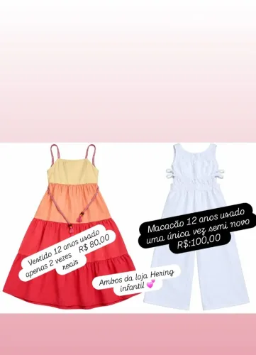 Roupas feminina juvenil