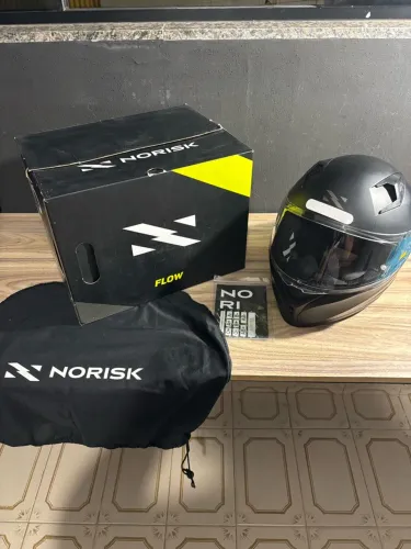 Capacete Norisk Flow Preto Fosco 60 e 62
