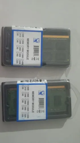 2 Memórias DDR4 4gb total