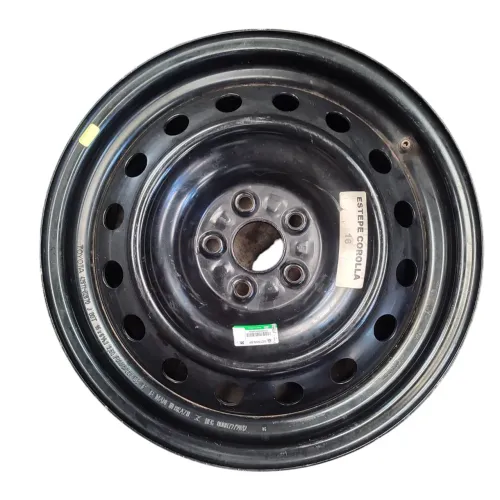 Roda Estepe Aro R16 Ferro  Toyota Corolla 2016 Preta