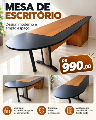 Mesa de Escritório / Atendimento