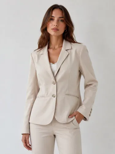 Blazer Bege tam 40 Maria Bonita
