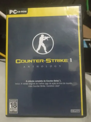 2 cds do jogo de PC counter-strike 1 Anthology
