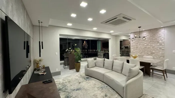 Apartamento 144m² no Edifício Manacá Taubaté | 3 Suítes + Varanda Gourmet + Alto Padrão