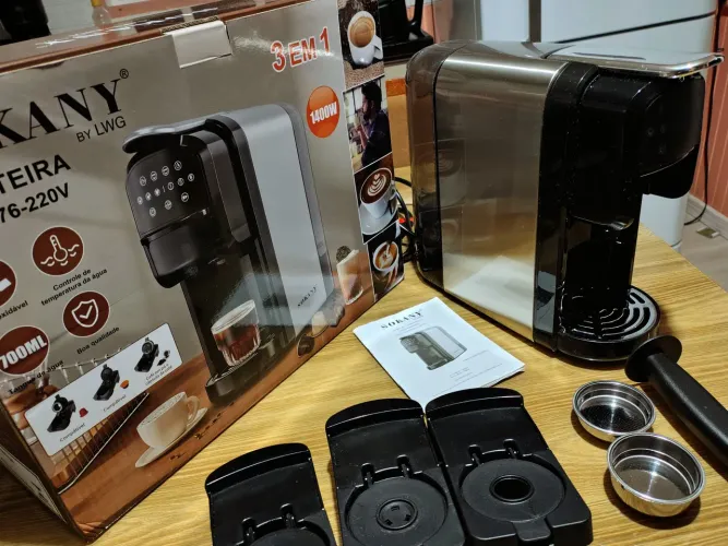 Cafeteira 3 em 1
