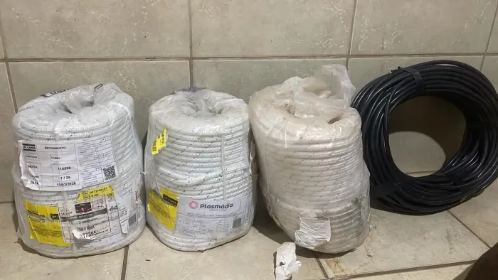 Corda Nr18 Tipo Bombeiro 12mm Em Poliamida Bobina 100 Metros