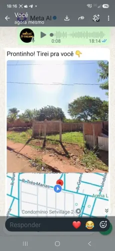 Lote todo murado de esquina 240 m2 sem escritura Rua Três Marias,n.457 N.Sra das graças