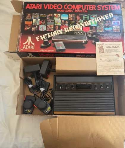 Atari light sixer factory reconditioned raro completo impecável!!!