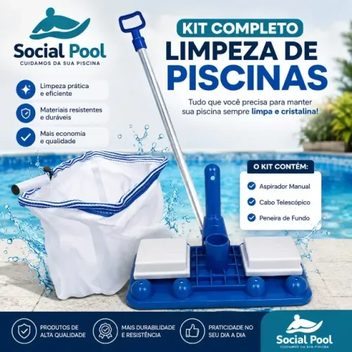 EQUIPMENTO PARA LIMPEZA DE PISCINA