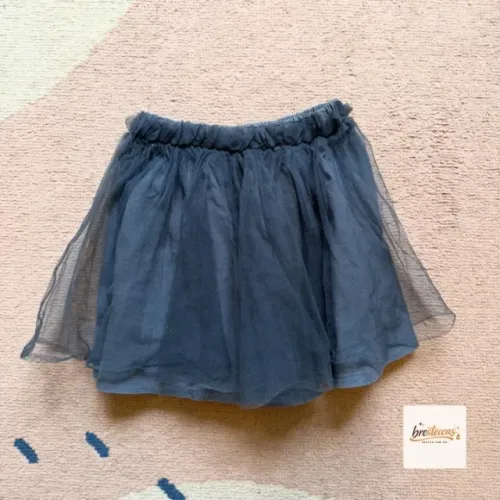 Saia de Tule Cinza Zara Kids - Tamanho 4 Anos