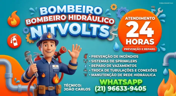 Bombeiro hidráulico niterói 24 horas