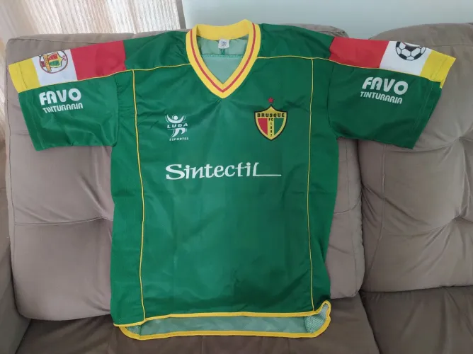 Camisa original de jogo do Brusque 2010 marca Luba Esportes