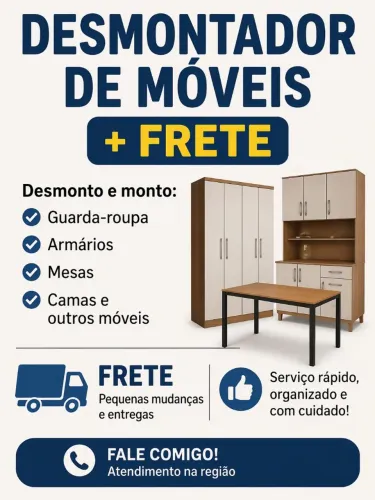 Desmontador de Móveis + Frete 