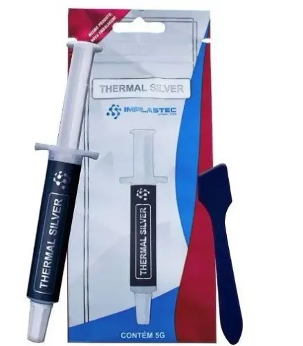 Pasta Térmica Prata Thermal Silver 5g Prata Implastec