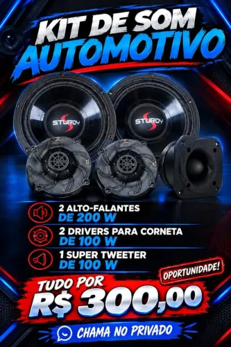 Kit som automotivo 