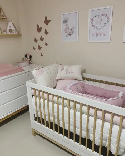 Berço americano 2 em 1 Linha Cozy Quater