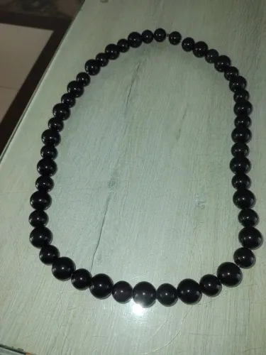 Colar de obsediana Negra 