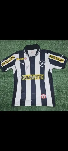 Camisa Botafogo de jogo do Felipe Gabriel autografada
